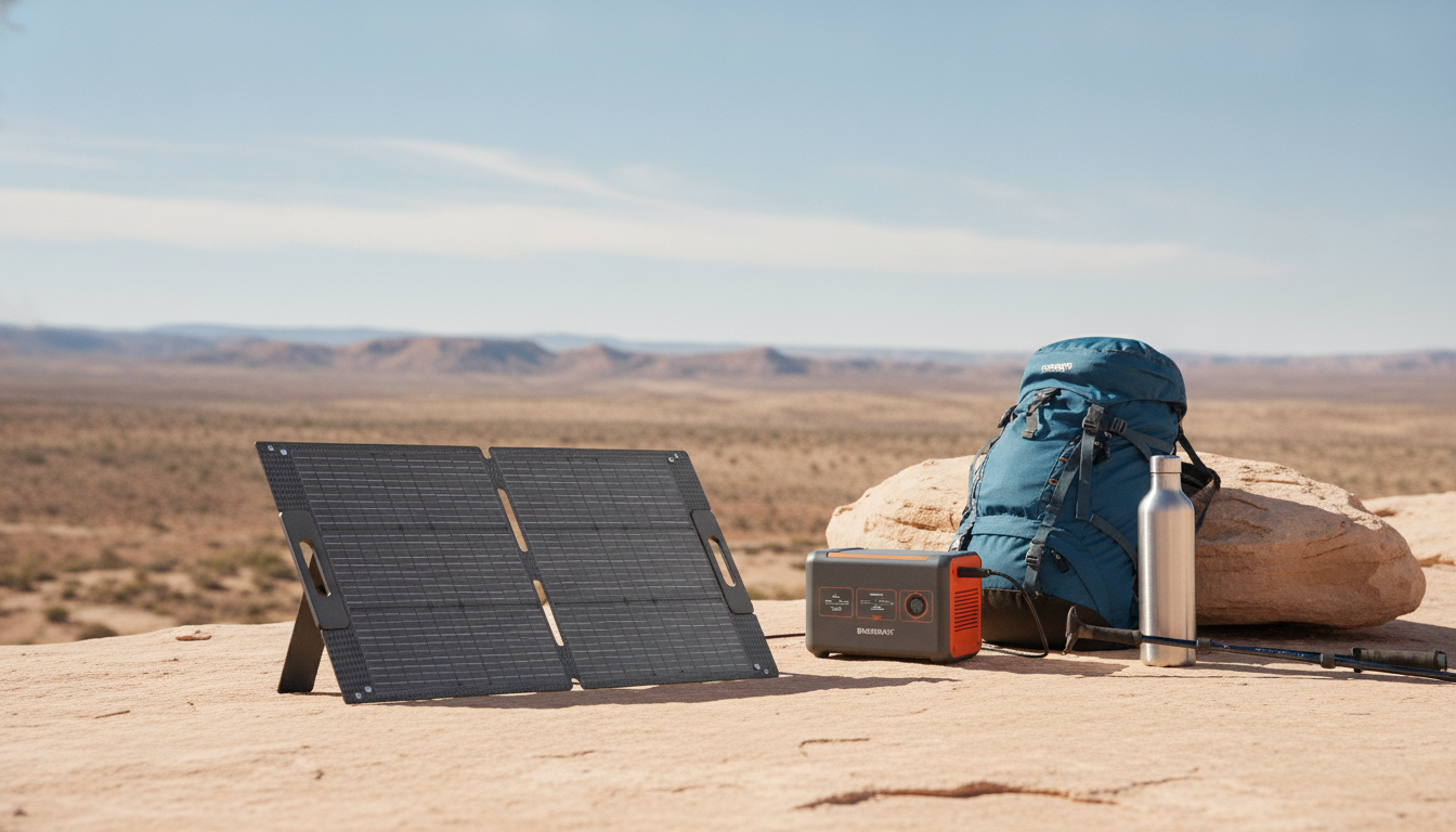 100W Foldable Solar Panel: Charge Power Stations Anywhere