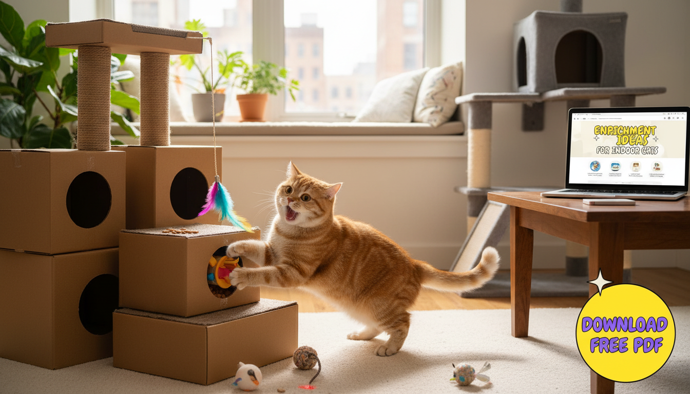 Indoor Cat Entertainment: Play, Climb, and Puzzle Ideas